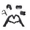 Simple Heart Skeleton Hand Statue Nordic Style Halloween Desktop Ornament  Office