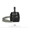 IELGY Cowhide One-Shoulder Messenger Pillow Bag Japanese Korean Version Fashion All-Match