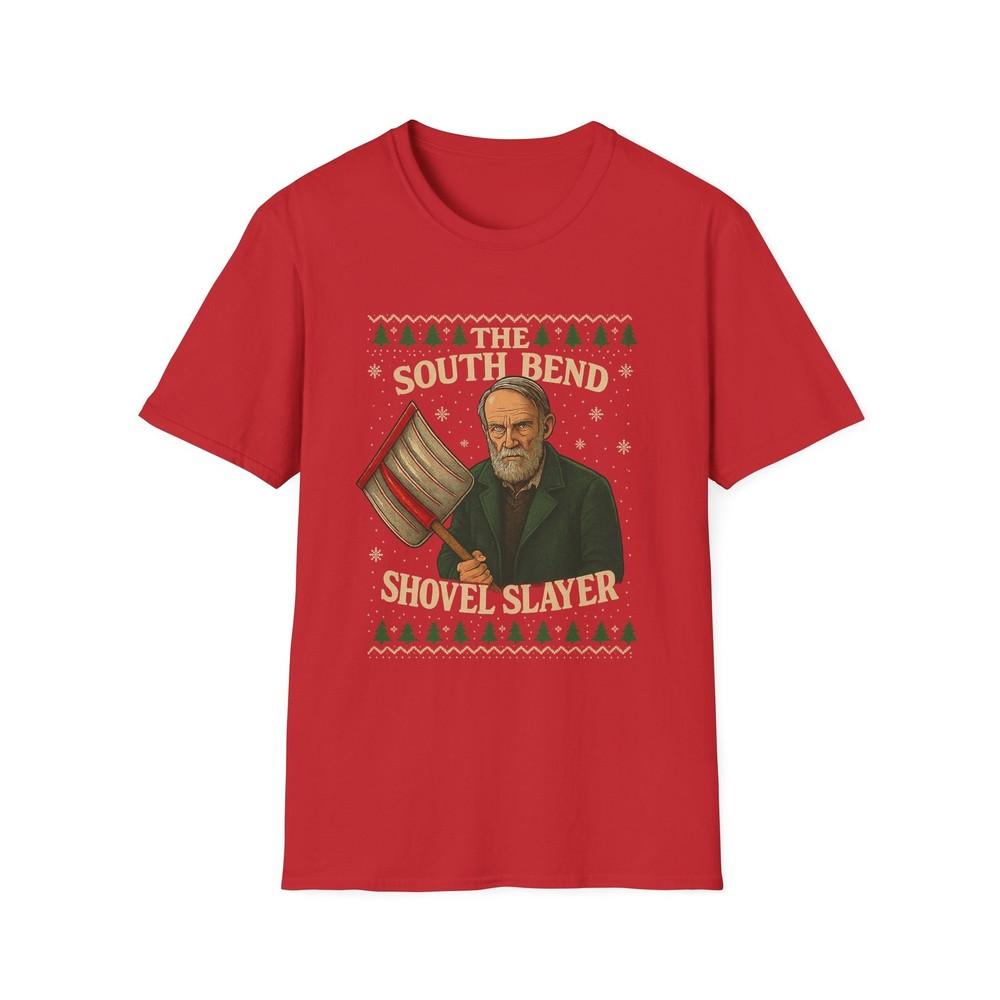 

The South Bend Shovel Slayer Graphic Tee - Home Alone Movie Shirt, Unisex XL