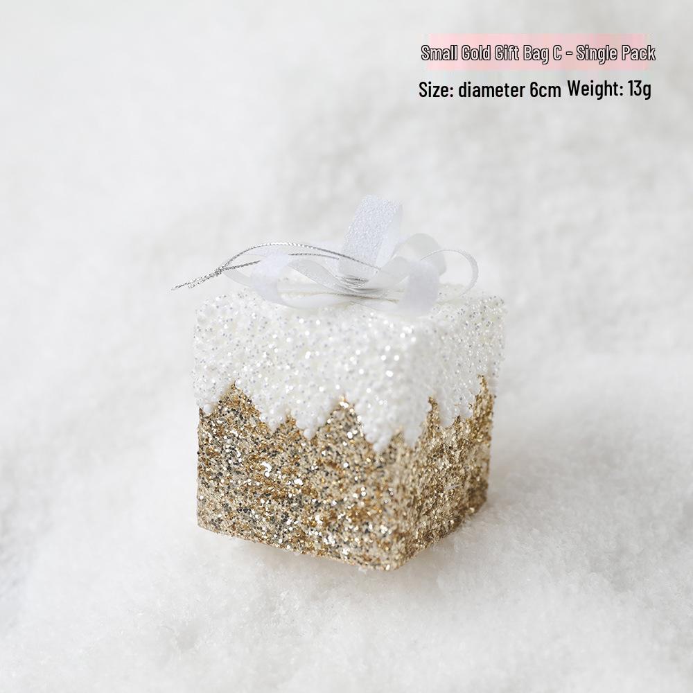 Painted Foam Christmas Tree Hanging Ball Decoration