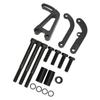 Long Water Pump Power Steering Pump Bracket Kit Aluminum Alloy Replacement for Chevy SBC LWP Small Block