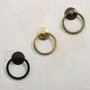 2Pc Vintage Rund Ring Møbel Dør Trekk Håndtak Legering Skap Knotter Håndtak