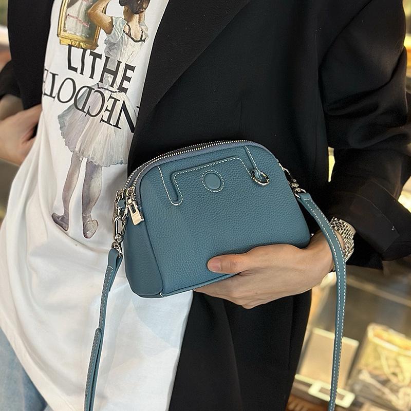 Fashionable Trendy Mobile Phone Bag 2025 New Model Hot-selling Cowhide Women's Bag with a High-end Feel
