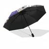 1pc Outdoor Umbrella with Anime Characters, Automatic Opening/Closing, Portable 3-Fold Design, 8-Bone Iron Frame - Perfect for Fans, Travel, Dail