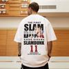 M-8XL Men's T-shirt Oversized Anime Printed T-shirt Student Youth Simple Casual Top Summer Couple Outfit