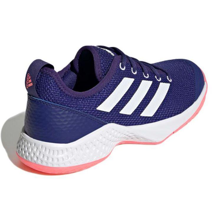 Adidas Court Flash Fabric Casual Low-Top Tennis Shoes Women Sneakers Purple GZ0707