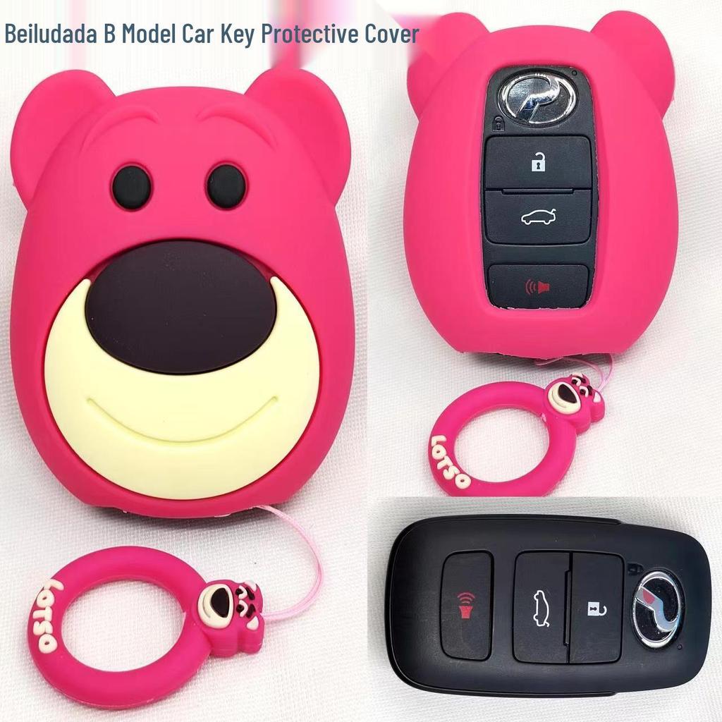 Cat Paw Cartoon Key Cover for Yamaha & Honda Motorcycles