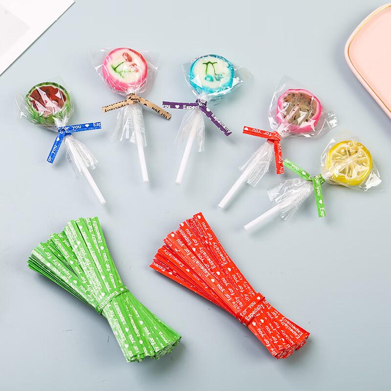 Pabei Colorful Kraft Paper Twist Ties