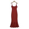 Women's Tall Fishtail Dress - Autumn/Winter Hepburn Style, Floor-Length Skirt