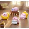 Pigs Figurines Mini Pigs Decors Waterproof Toy Playsets Miniature Doll Garden Figurines Cake Toppers Parties Favor