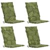 4 Piece High Back Cushion Set GEMERT 4 Pcs 100percent  Polyester