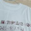 Hot Stamped Letter Print Pure Cotton T-Shirt