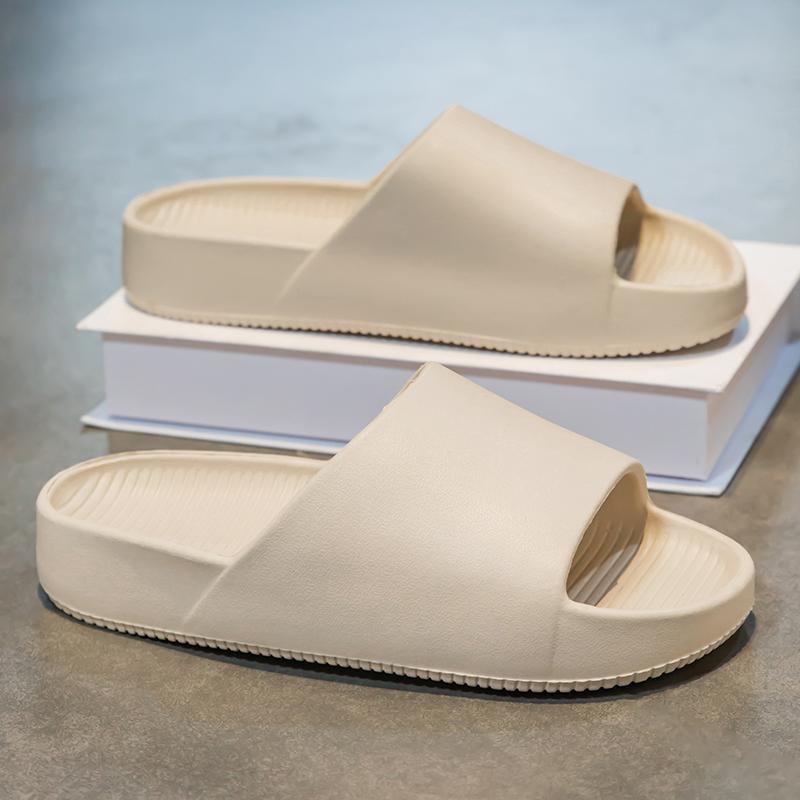 Fashion Unisex House Shoes Non-Slip thick Soft Platform Slide Sandals for Women Men Indoor Outdoor Shower Bathroom Slipper for Adult