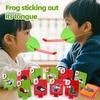 Popular Color-Changing Dragon Tongue Frog Mask Card Game - Desktop Toy