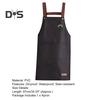 Cooking Apron Waterproof Wide Application with Pockets Oil Proof PVC Apron