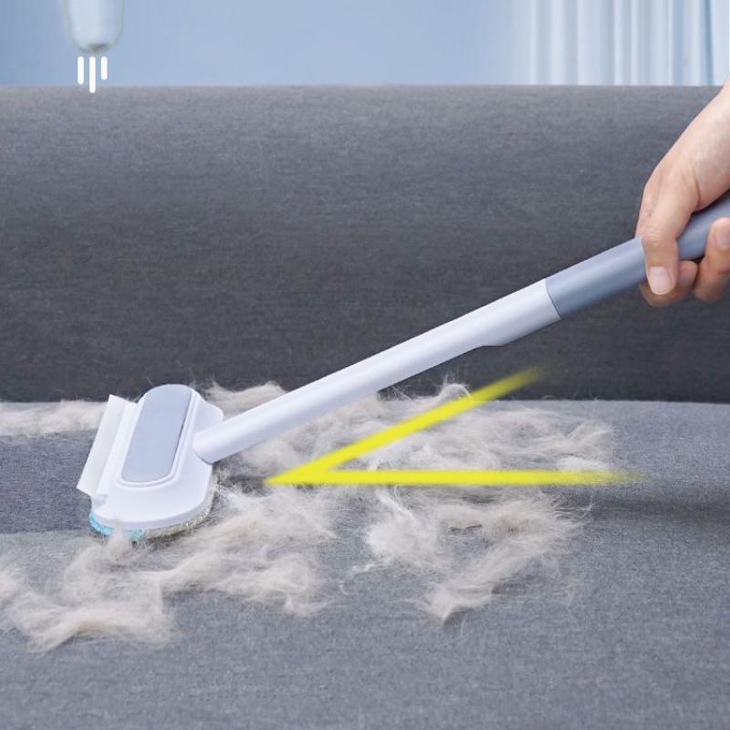 Window Screen Brush With Extendable Handle Reusable Dust Scraper For Home Cleaning Glass Window Mesh Scrubber Pet Hair Remover Cleaning Tool