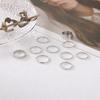 Ring Creative Fashion Style Thick Plain Ring Ring 10-Piece Joint Ring Women