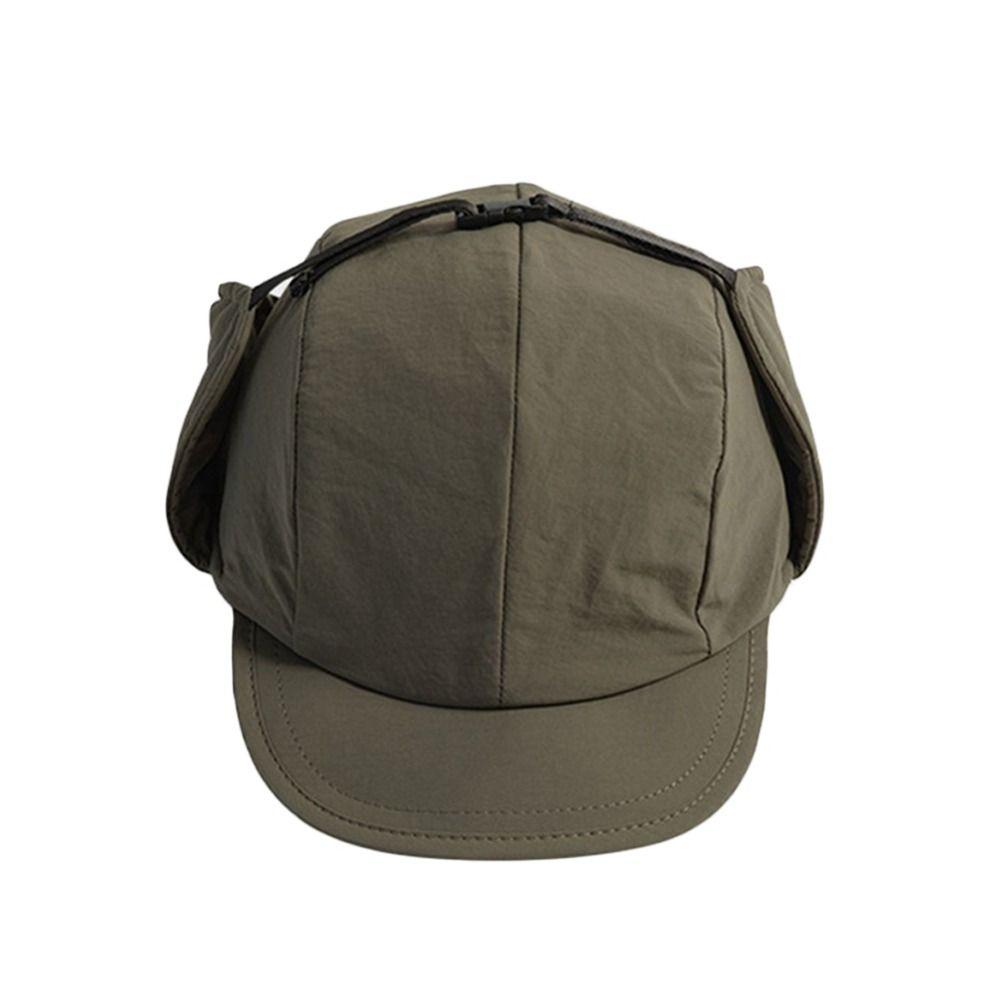 Thick Bomber Hat Japanese Ushanka Fur Hat Outdoors Earflap Bonnet  for Men Women