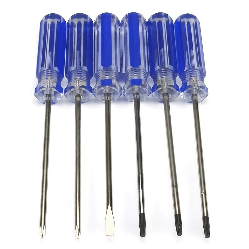 6Pcs Magnetic Precision Screwdriver Set, Cross Slotted Y Torx T8 T9 T11 Magnetic Screwdrivers,for Phone Laptop Game Console