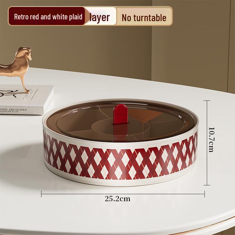 Fair Isle Style Retro Plastic Fruit Tray