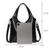 CC-MAX Women's Shoulder Bag, Large Capacity, A4 Size, Handbag, PU Leather, Shoulder or Crossbody, Simple and Stylish, CC2412 (Black)