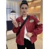 American Baseball Uniform Jacket for Women Small Retro Spring Short Autumn Fashion Jacket Top