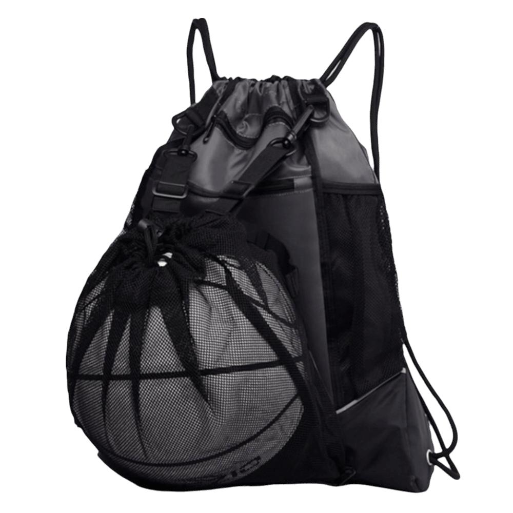Polyester Sports Ball Backpack Waterproof Basketball Carrier Bag Men Women