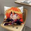 1pc Lina Inverse Anime Characters Pillow Case Fashion Square Pillowcase Bedroom Sofa Room Ins Decoration Leisure