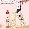 Leak Proof 600ml Insulated Bottle Small Mouth Coffee Thermos Mug Cartoon Vacuum Cup  New Year Gift