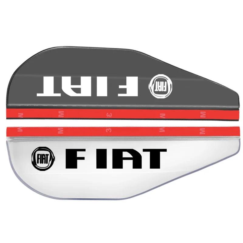 Osłona przeciwdeszczowa na lusterko wsteczne boczne, osłona przeciwsłoneczna do Fiat Panda Abarth Tipo 500 Punto 124 125 500 Bravo Stilo