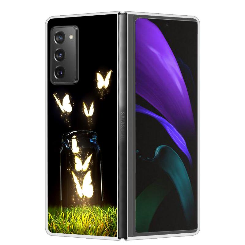 For Samsung Galaxy Z Fold2 Fold4 Fold5 Case Shockproof Hard Plastic PC Back Cover For Samsung Galaxy Z Fold 3 5 4 5G Phone Cases