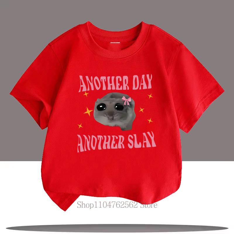 

Another Oay Children Cartoon Print Tshirts Summer Girls Casual Fashion Kawaii Colorful Short Sleeve Tops Kids Tshirts S