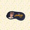 BTS Mitgliederfoto Schlaf-Augenmaske, Bangtan Boys Aufdruck Verdunkelungs-Augenbinde, Kpop ARMY Fans Reise- & Ruhe-Accessoire