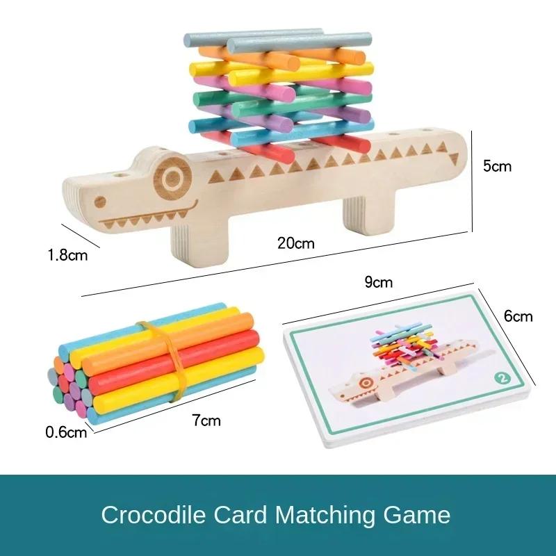 

Монтессори-игрушки для детей Деревянные развивающие игрушки для развития цветового восприятия Игры на равновесие с палочками Математические игрушки Игрушки для развития мелкой моторики для детей от 2 лет и старше