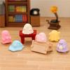 Micro Landscape Ornament with Macaron Colors Cute Ghost Shapes Dollhouse Decoration for DIY Scenes And Workstations