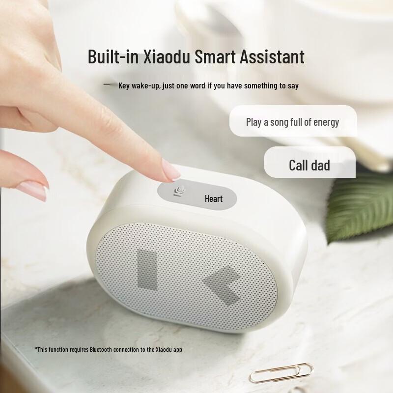 XiaoDu Smart Portable Bluetooth Speaker CN Plug (adapter Included)