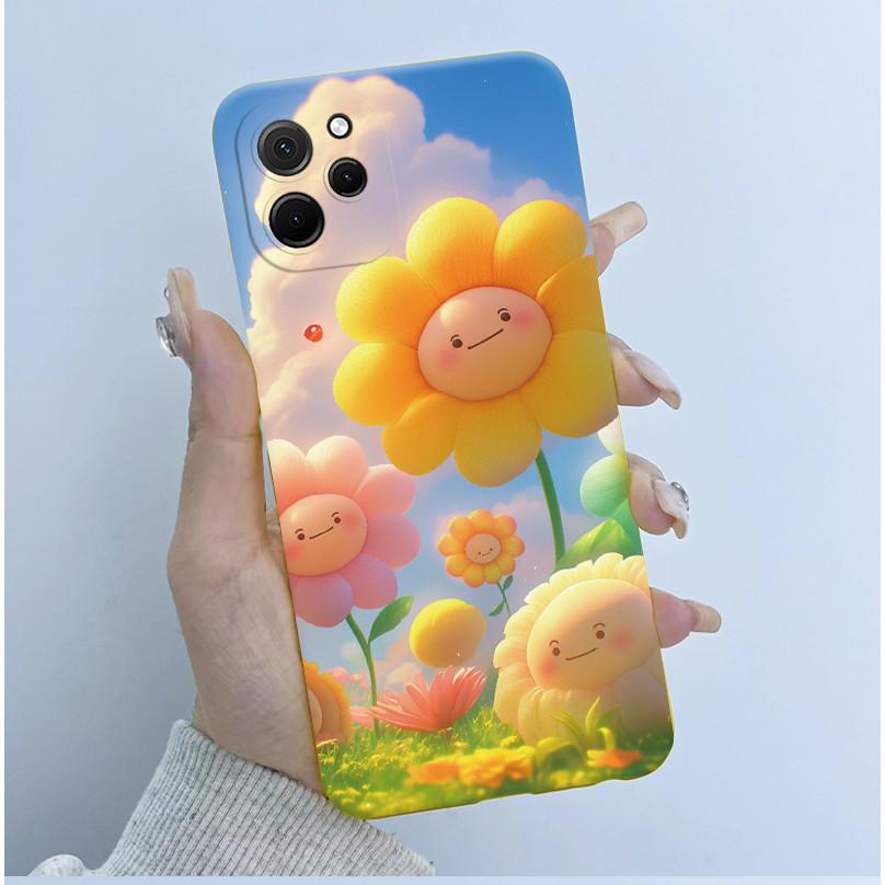 For Huawei Nova Y61 Case Soft Silicone TPU Cute Panda Phone Back Cover For Huawei Nova Y 61 62 Y61 Y62 Plus Case NovaY61 Fundas