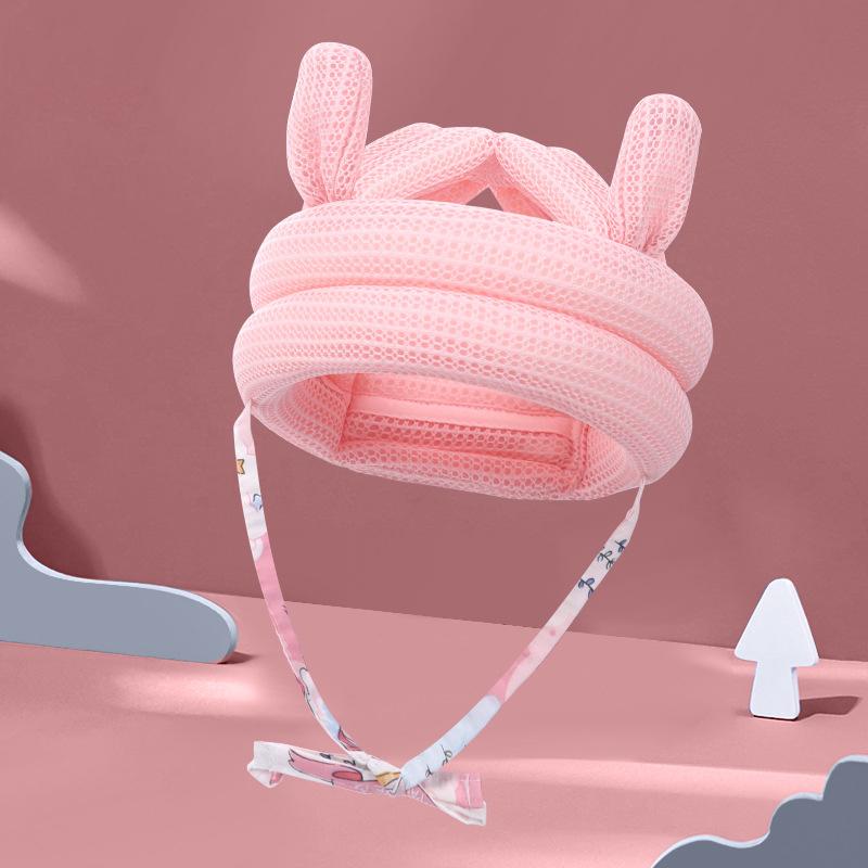 

Дитяча подушка для захисту голови від падінь, Дитина вчиться ходити, Дитячий захисний шолом для малюків від ударів рожевий