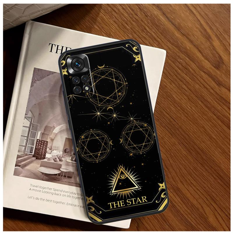 Astrology Tarot Cards Case For Xiaomi Redmi Note 13 14 9 10 11 12 15 Pro Plus Cover For Redmi 15 C 14C 10C 12C 13C