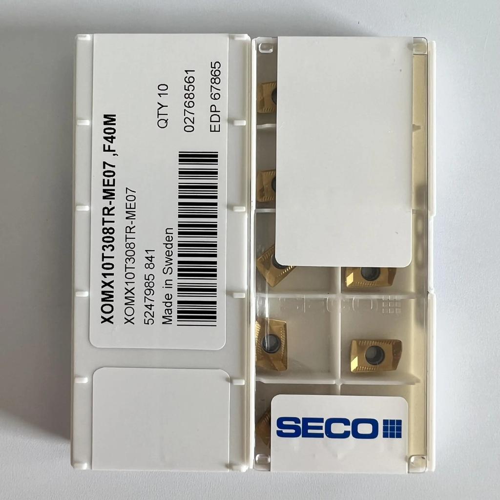 XOMX10T308TR-ME07 F40M / Industriekarbid-Einsätze 10 Pcs