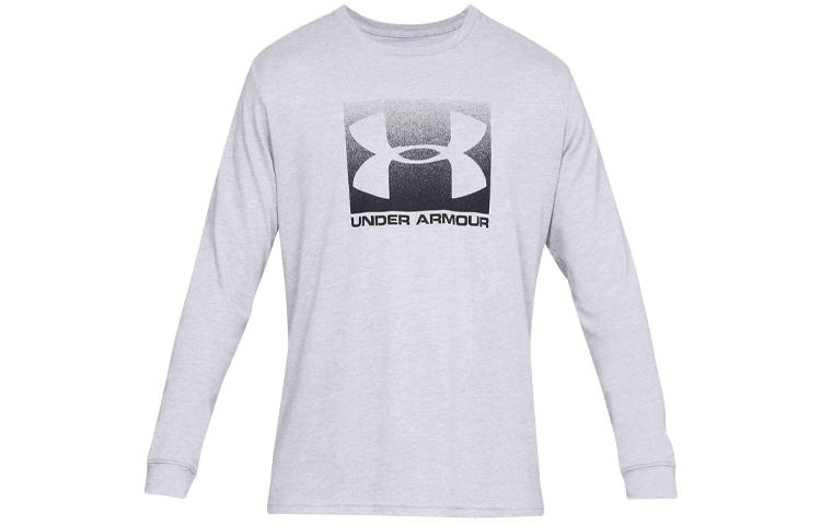 Under Armour Straight Fit Long Sleeved T Shirt Men s Modern Gray 1329586-037 L
