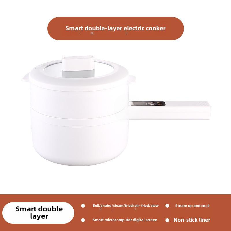 Small Appliances Compacte Multifunctionele Elektrische Hot Pot voor Studentenhuizen en Huizen Upgraded smart model + steamer