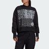 Adidas Graphic Sweat Pullover Hoodie Women Hoodies Black GL4153