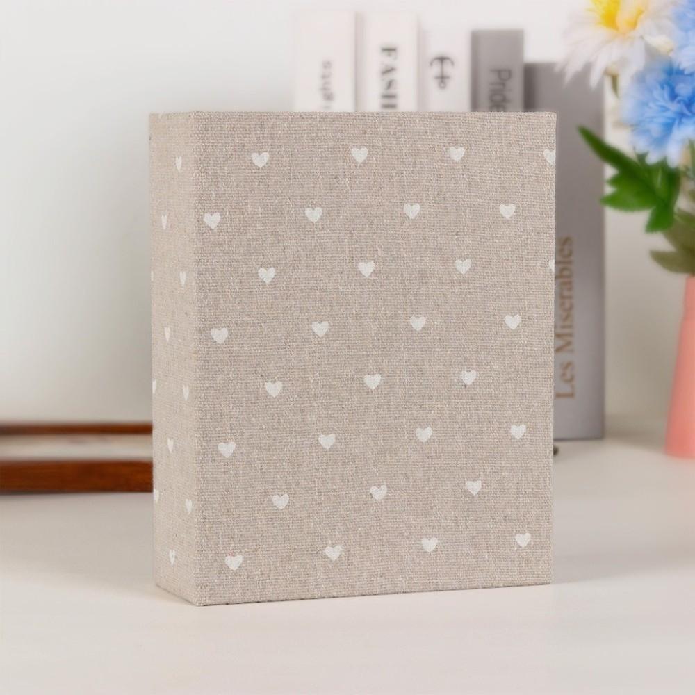 Linen Cover Photo Album 100 Pockets Slip-in Picture Albums Small Scrapbook Album  Children Growth