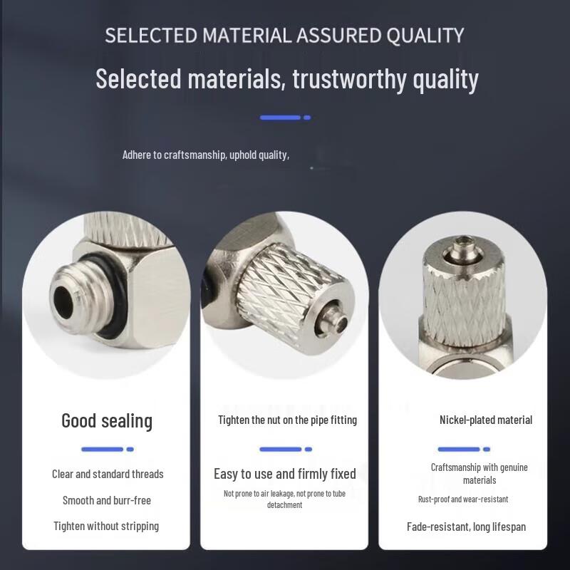 Pneumatic Quick-Twist Straight Connector