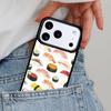 Japanese Cuisine Sushi Food Phone Case for iPhone 16e 15 14 13 12 17 Pro Max Plus Air 17pro Cover Coque