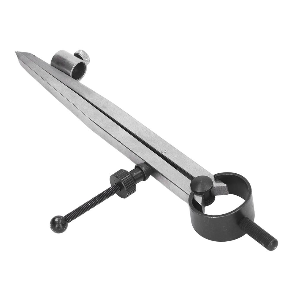 Wing Divider Gauge Carbon Steel Adjustable Angle Lockable Scribing Tool for Woodworking