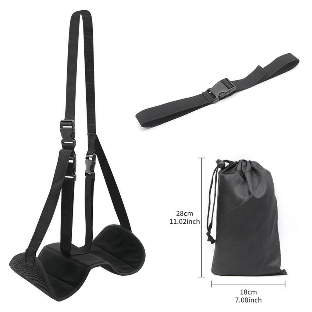 Portable Foot Mat Adjustable Strap Office Resting Foot Mat Foot Hammock Foot Mat Lazy Man Magic Travel Magic Travel Airplane