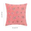 Snowflake Pillow Cover for Car Sofa Decoration Christmas Plush Cushion Covers