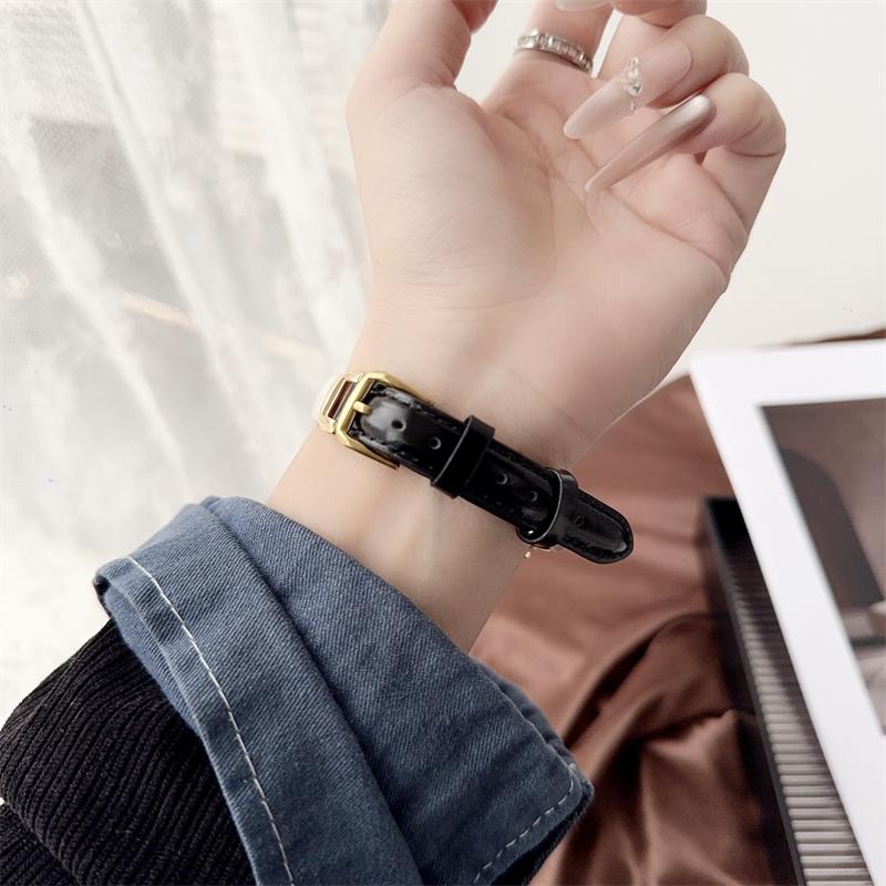 Dressy Leather Strap for 18mm 20mm 22mm huawei watch GT6 41MM xiaomi oppo Slim Genuine Leather Band Bracelet for huawei watch Fit Fit2 Fit3 Fit4 band